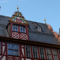 Altdeutsche Schieferdeckung Dom Römer Frankfurt