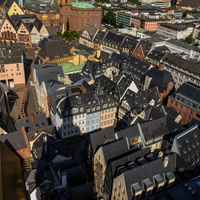 Altdeutsche Schieferdeckung Dom Römer Frankfurt