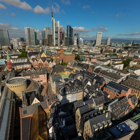 Altdeutsche Schieferdeckung Dom Römer Frankfurt